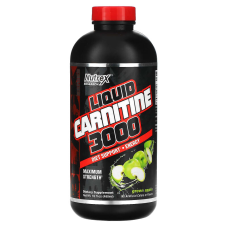 NUTREX Liquid Carnitine 3000 со вкусом "Зеленое Яблоко", 473 мл