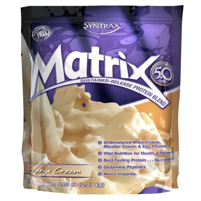 SYNTRAX Matrix 5.0 со вкусом "Апельсиновый Крем", 2.3 кг (5 lbs) в Алматы