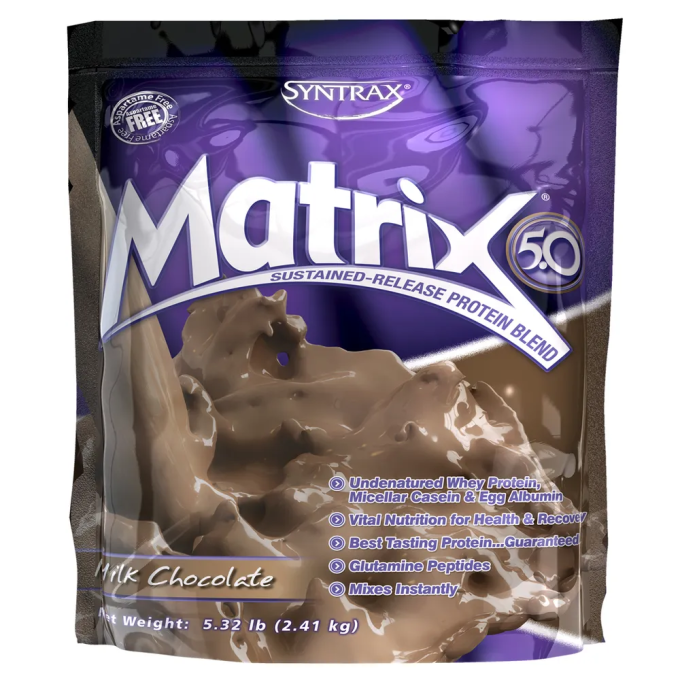 цена на SYNTRAX Matrix 5.0 со вкусом "Молочный Шоколад", 2.3 кг (5 lbs)