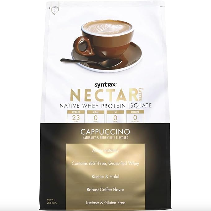 SYNTRAX Nectar Lattes со вкусом "Капучино", 0.9 кг (2 lbs)