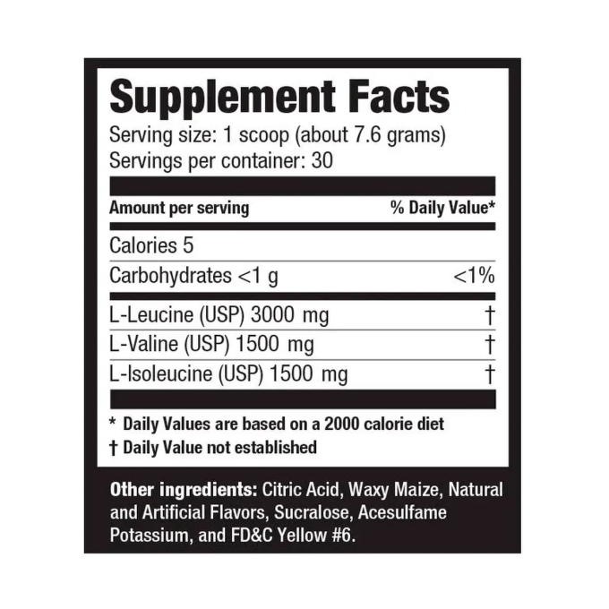 Ultimate Nutrition BCAA 12000 Powder со вкусом "Лимон-Лайм", 457 г