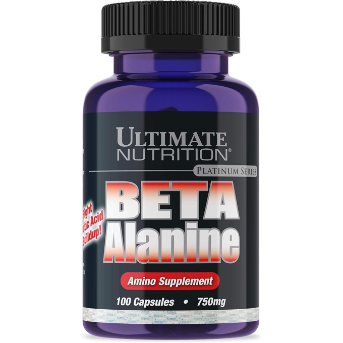 Ultimate Nutrition Beta Alanine 750 мг, 100 капсул