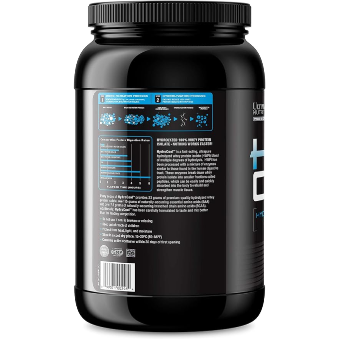 цена на Ultimate Nutrition HydroCool со вкусом "Ваниль", 1,36 кг (3 lbs)
