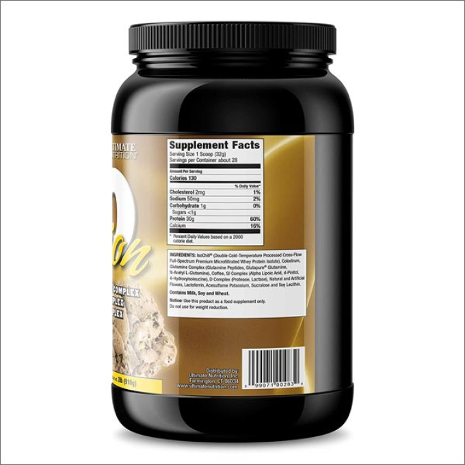 цена на Ultimate Nutrition ISO Sensation 93 со вкусом "Ваниль", 910 г (2 lbs)