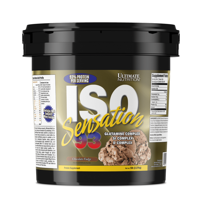 Ultimate Nutrition ISO Sensation 93 со вкусом "Шоколад", 2.3 кг (5 lbs)