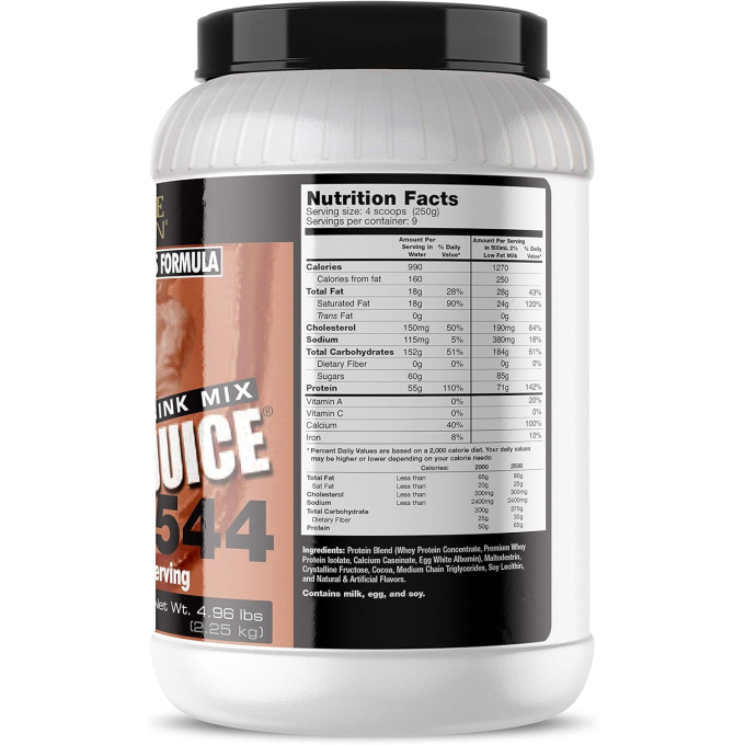 цена на Ultimate Nutrition Muscle Juice 2544 со вкусом "Шоколад", 2.3 кг (5 lbs)