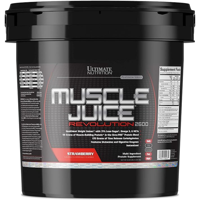 Ultimate Nutrition Muscle Juice Revolution 2600 со вкусом "Клубника", 5.05 кг (11.1 lbs)