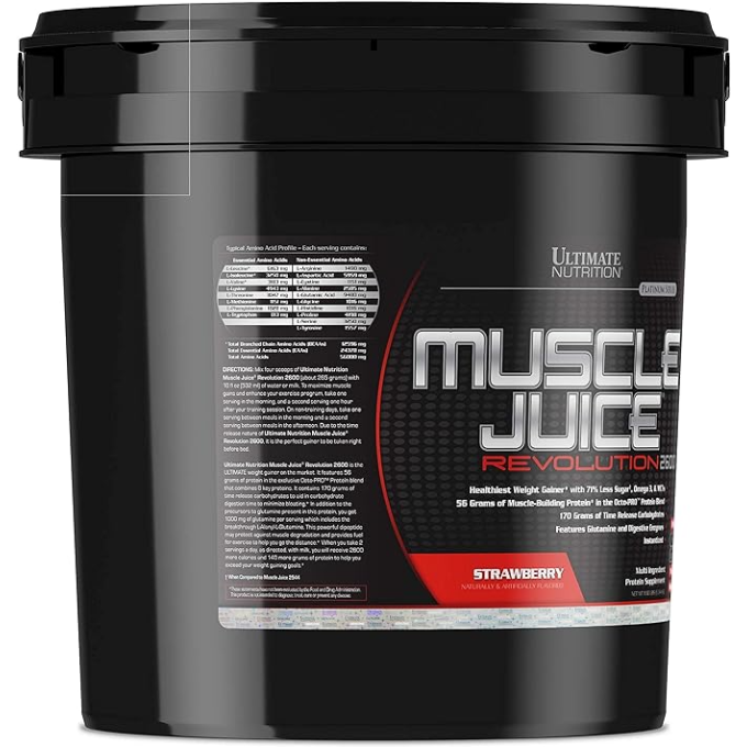 Ultimate Nutrition Muscle Juice Revolution 2600 со вкусом "Клубника", 5.05 кг (11.1 lbs) в Алматы