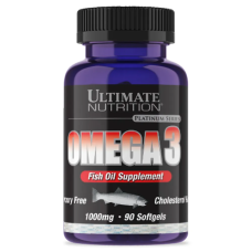 Ultimate Nutrition Omega-3 1000 мг, 90 капсул