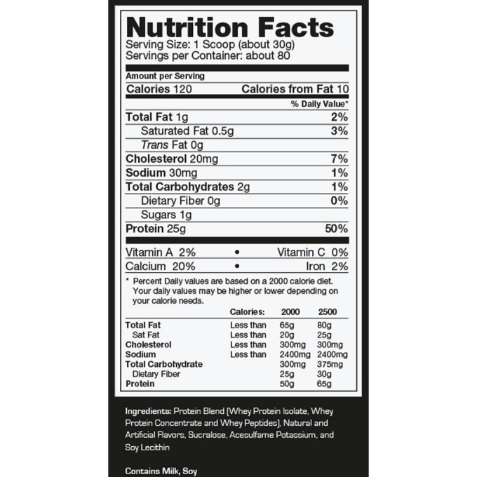 Ultimate Nutrition Prostar Whey со вкусом "Манго", 2.4 кг (5.3 lbs)