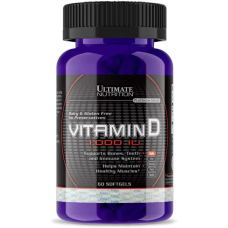 Ultimate Nutrition Vitamin D3 1000 МЕ (IU), 100 капсул