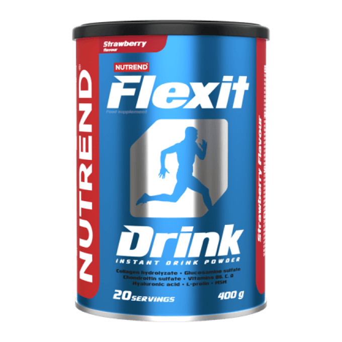 Nutrend Flexit Drink "Құлпынай" тақырыбымен, 400 г