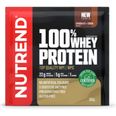 Nutrend 100% Whey Protein со вкусом "Шоколад + Какао", 30 г