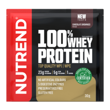 Nutrend 100% Whey Protein со вкусом "Шоколадный брауни", 30 г