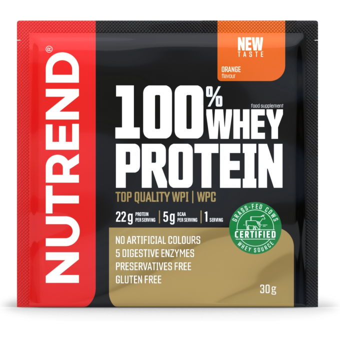 Nutrend 100% Whey Protein со вкусом "Апельсин", 30 г