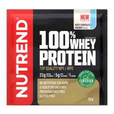 Nutrend 100% Whey Protein со вкусом "Белый шоколад + Кокос", 30 г
