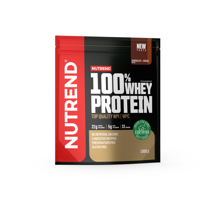 Nutrend 100% Whey Protein со вкусом "Шоколад + Какао", 1000 г