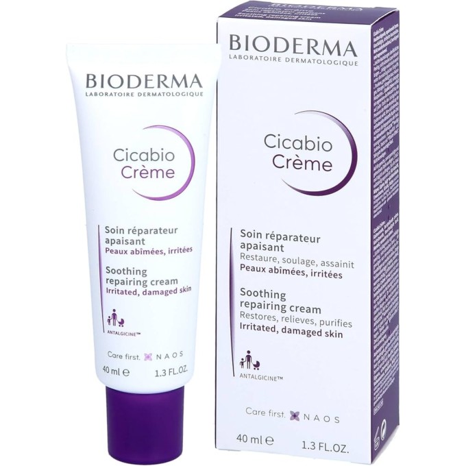 цена на Bioderma Cicabio Creme Восстанавливающий Заживляющий крем, 40 мл