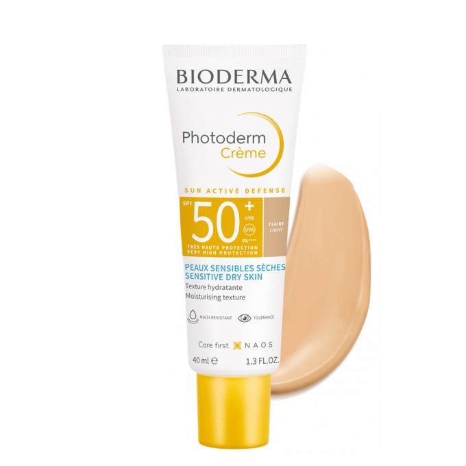цена на Bioderma Photoderm Creme SPF 50+ Солнцезащитный крем со Светлым тоном, 40 мл