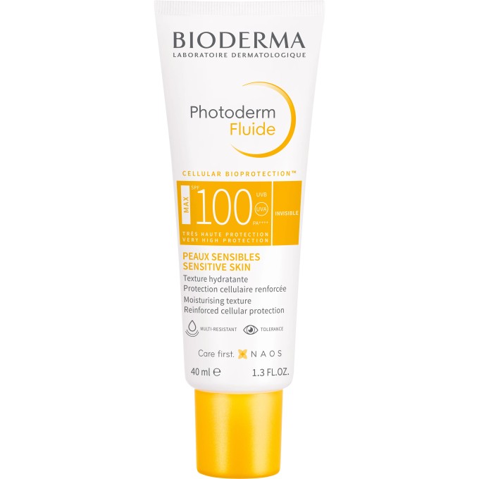 цена на Bioderma Photoderm Fluide Max SPF100 Солнцезащитный флюид, 40 мл