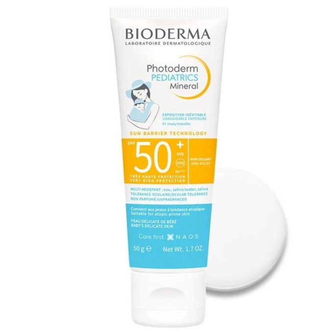 Bioderma Photoderm Pediatrics Mineral SPF 50+ Солнцезащитный крем для детей, 50 г