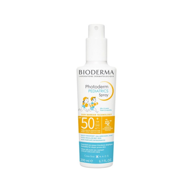 Bioderma Photoderm Pediatrics Spray SPF 50+ Солнцезащитный спрей для детей, 200 мл
