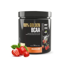 Maxler 100% Golden BCAA Strawberry со вкусом "Клубника", 210 г