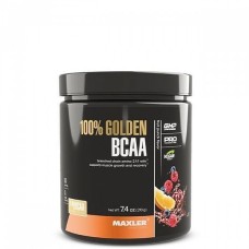 Maxler 100% Golden BCAA Fruit Punch со вкусом "Фруктовый пунш", 210 г