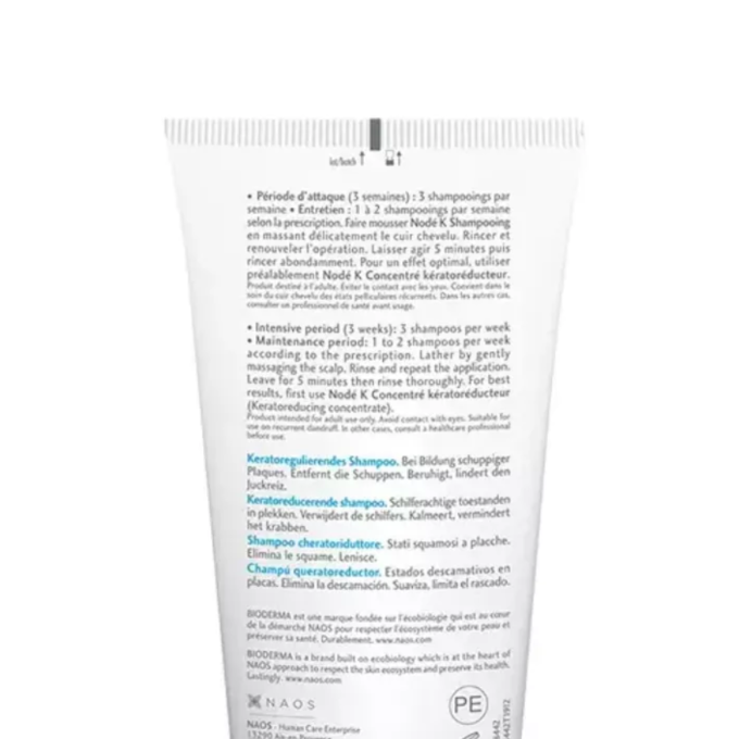 цена на Bioderma Node K Cream Shampoo, 150 мл — Успокаивающий шампунь от псориаза