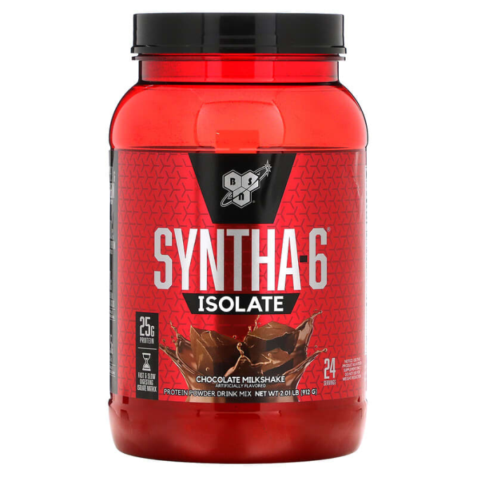 BSN Syntha-6 Isolate Mix со вкусом "Шоколад", 2 lbs (0.9 кг)