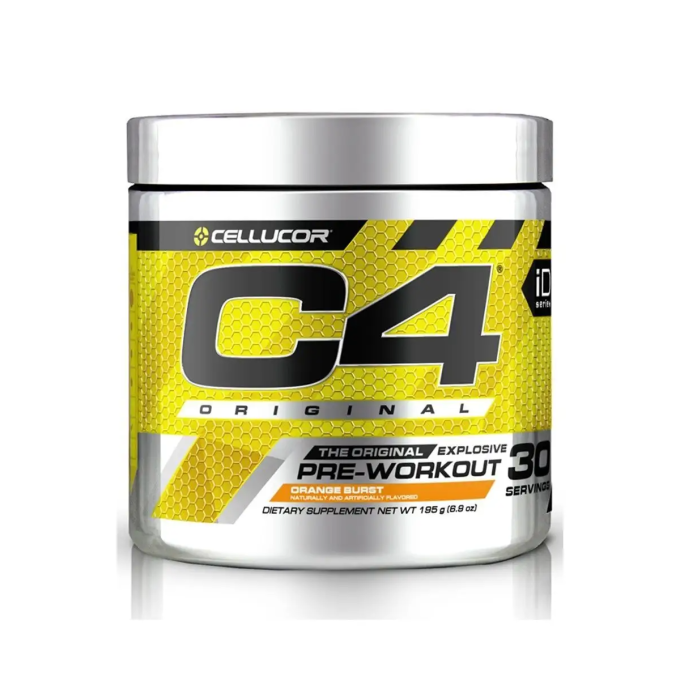 Cellucor C4 Explosive Energy сіңірлі енергиямен, "Апельсин" тақырыбы, 195 г