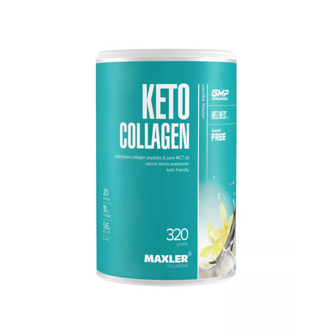 Maxler Keto Collagen со вкусом "Ваниль", 320 г