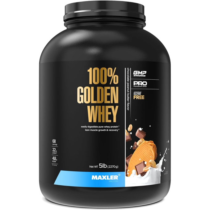 Maxler 100% Altın Whey "Çikolata-Fıstık Ezmesi" lezzetiyle, 2270 g