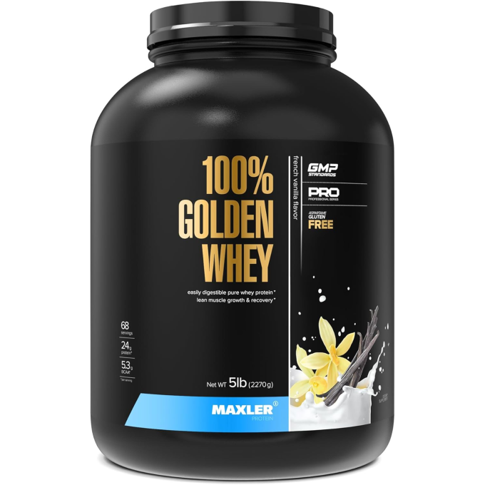 Maxler 100% Golden Whey смак "Французская Ваниль", 2270 г