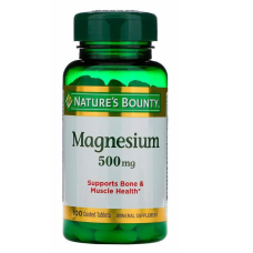 Natures Bounty Magnesium 500 mg 100 tabs