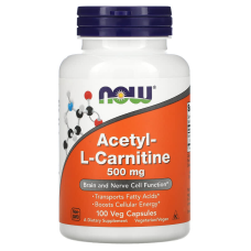 NOW Acetyl L-Carnitine 500 mg 100 caps