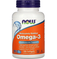 NOW Omega-3 1000 mg 100 softgels