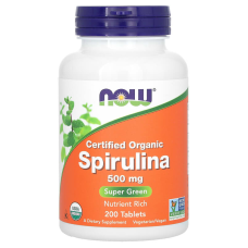 NOW Spirulina 500 mg 200 tabs