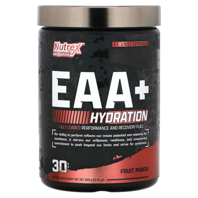 NUTREX EAA+ Hydration сыртқы "Мейірімді панш", 390 г