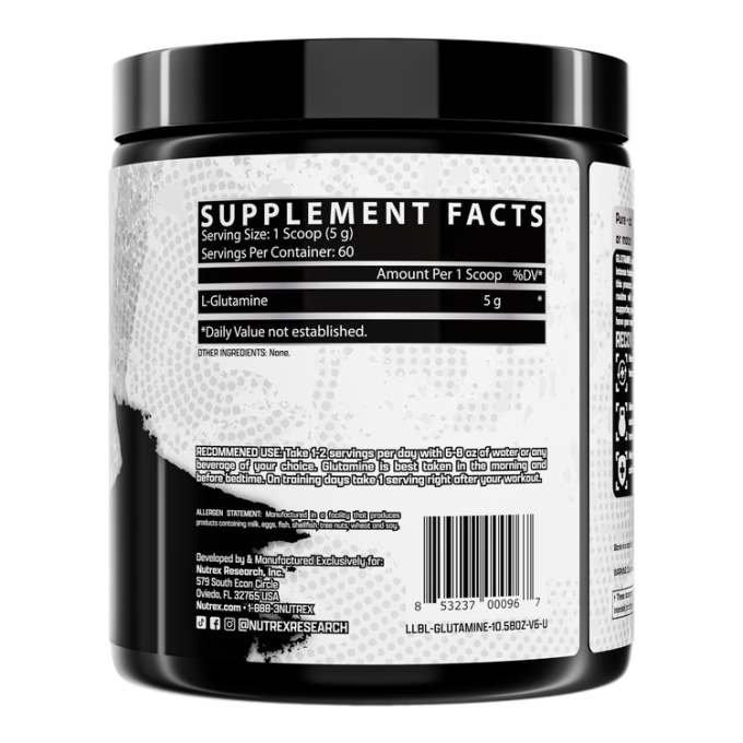 NUTREX Glutamine Pure, 300 г в Алматы