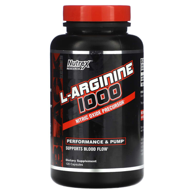 NUTREX L-Arginine 1000, 120 таблеток