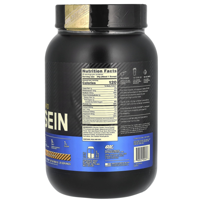 цена на OPTIMUM NUTRITION 100% Casein Protein шоколад с Арахисовой пастой, 907 г (2 фунта)