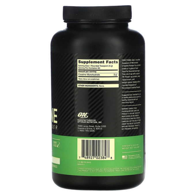 цена на OPTIMUM NUTRITION Микронизированный креатин, 600 г