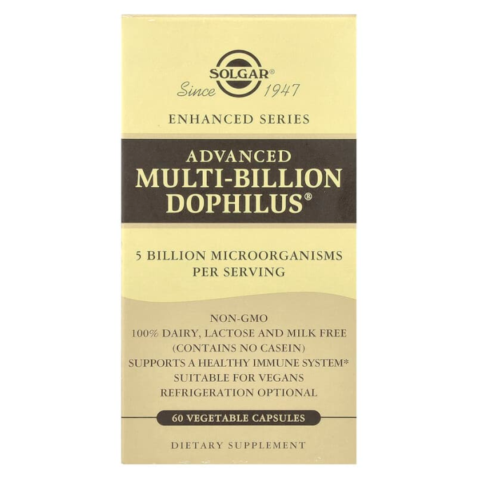 цена на Solgar Advanced Multi-Billion Dophilus, 60 капсул