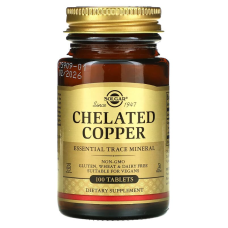 Solgar Chelated Copper 100 tabs Хелат меди