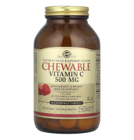 Solgar Chewable Vitamin C 500 mg 90 tab Малина