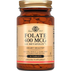 Solgar Folate 400 mcg Metafolin 50 tabs