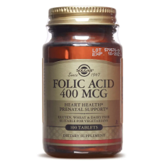 Solgar Folic Acid 400 mcg 100 tabs