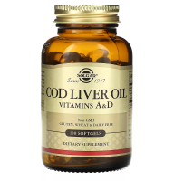 Solgar Cod Liver Oil 100 caps Жир из печени трески