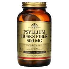 Solgar Psyllium Husks Fiber 500 mg 200 caps